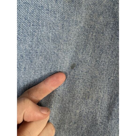 Vintage Carhartt Jeans Mens 36x30 Blue 5 Pocket Logo Patch READ/WORN - Picture 6 of 16